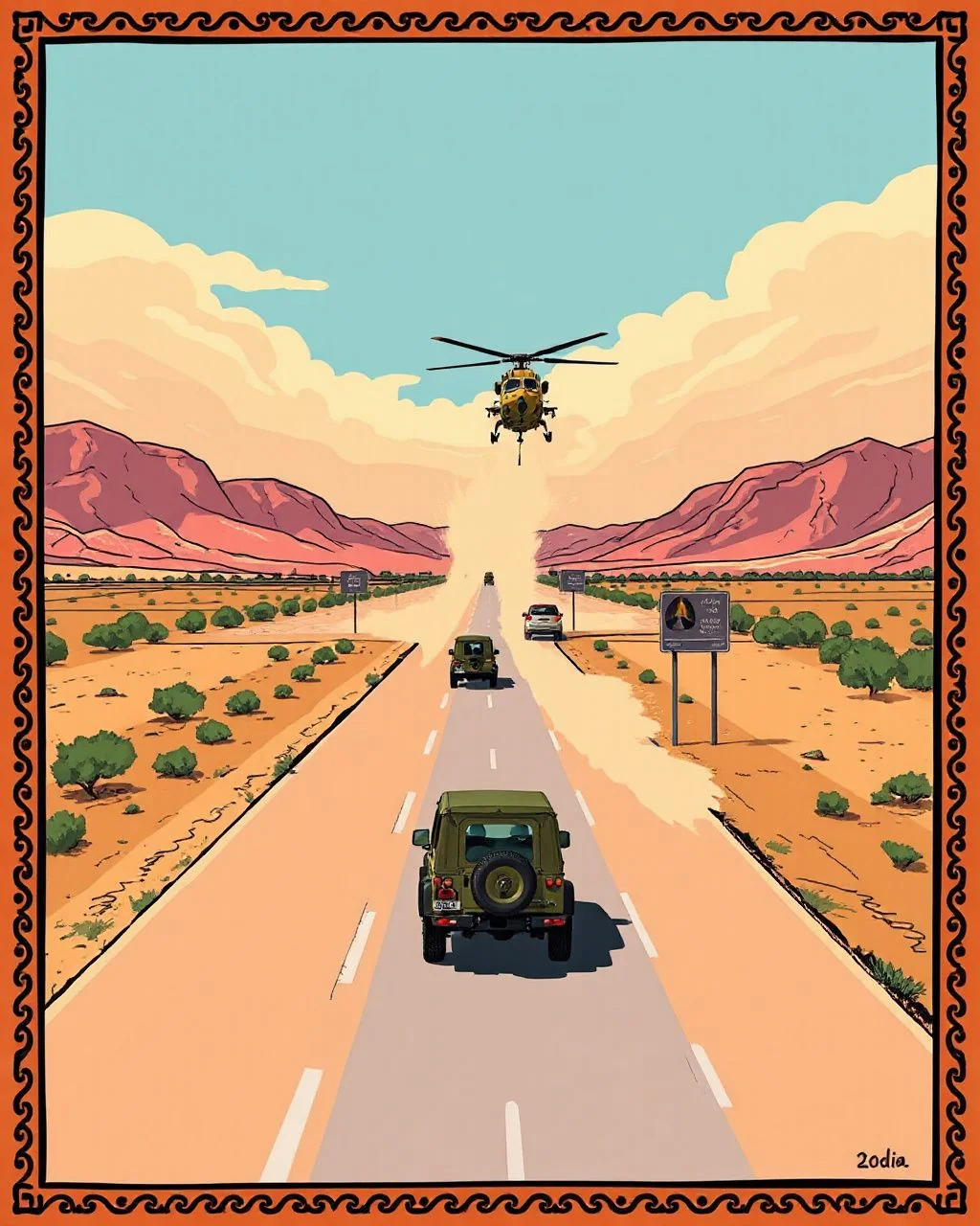 Bharatmala par helicopter utare — drill ka scene alag tha