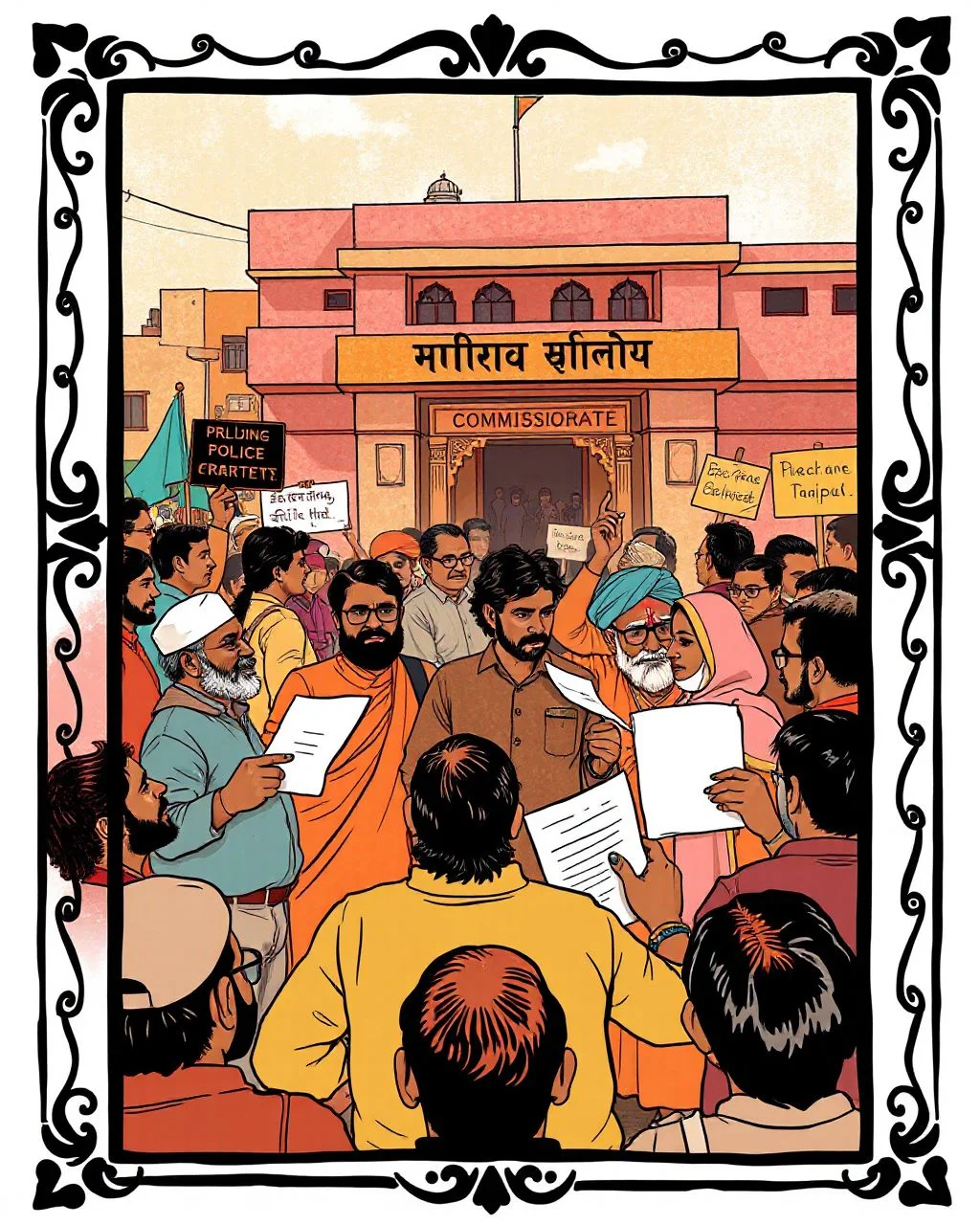 Jaipur mein Zero FIR ki maang par phir ek saath aaye Congress log