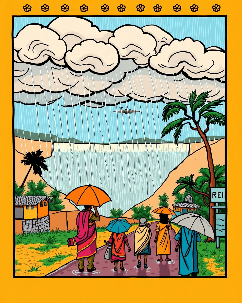 Baarish ne Rajasthan ko bhigo diya, dam full hone ke kareeb