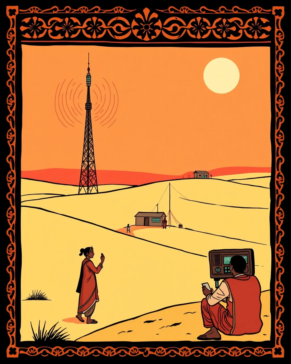 Jaisalmer ki ret par radio ka naya signal