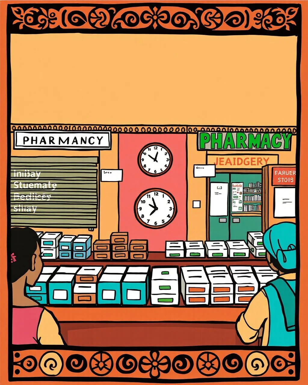 RGHS me 215 pharmacy par brake, Jaipur aage