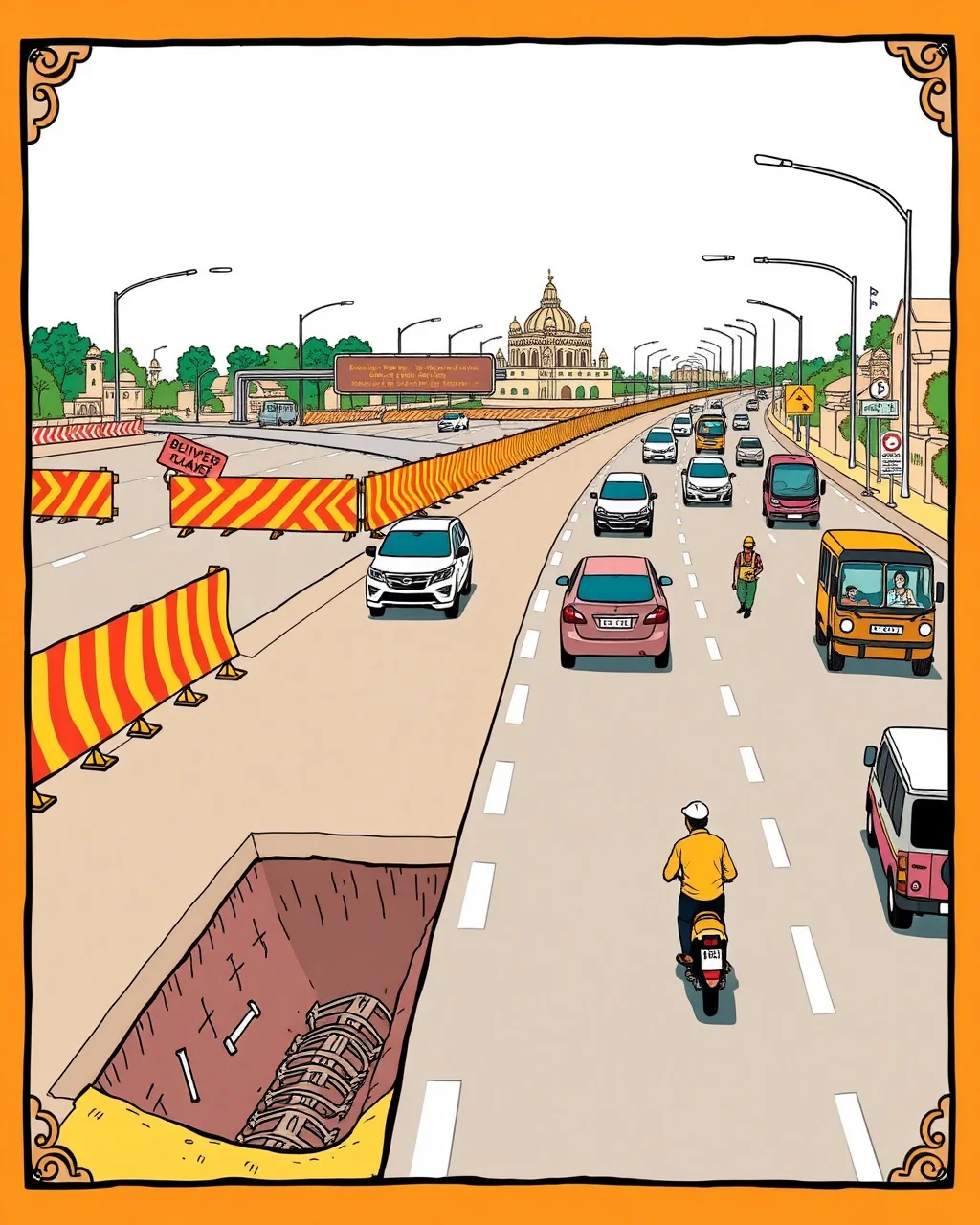 Delhi-Jaipur Highway par 2 mahine ka traffic badlav