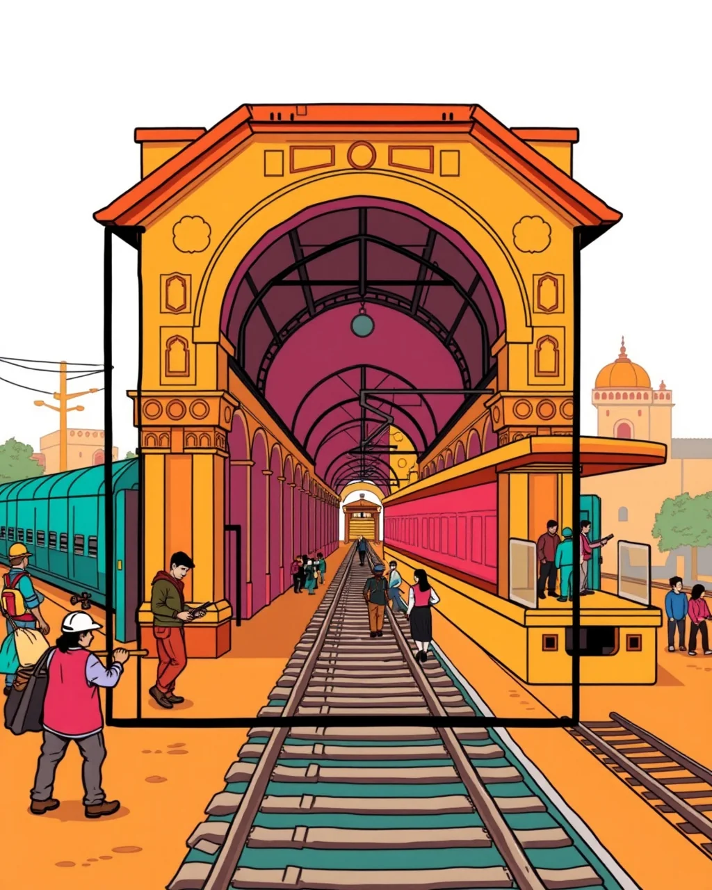 Gandhinagar Jaipur station ka makeover ab aakhri mod par
