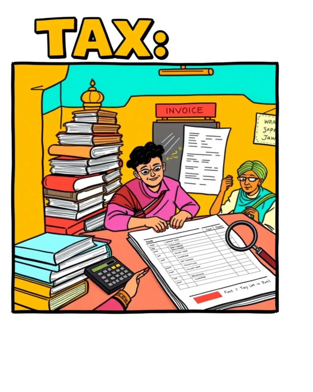 GST ki 50 crore wali ginti, ek gira