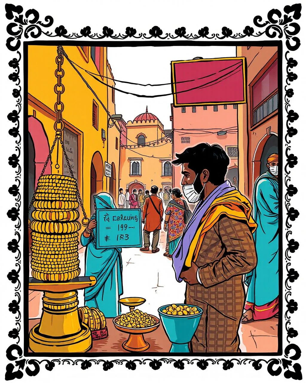 Jaipur mein sona sasta, ghani halki si raahat