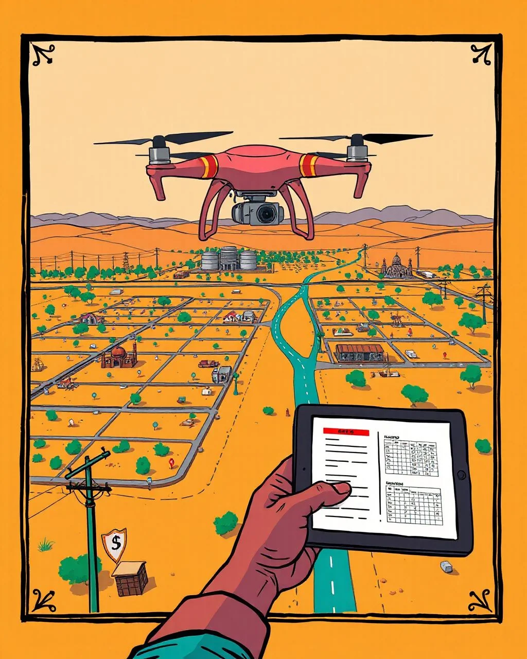 RIICO ka naya plan: drone se hoga bhookhandon ka hisaab