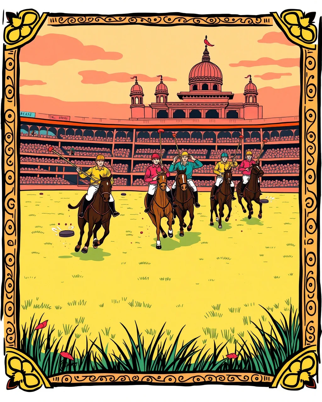 London mein Jaipur Polo ka ghoda-khel ka josh