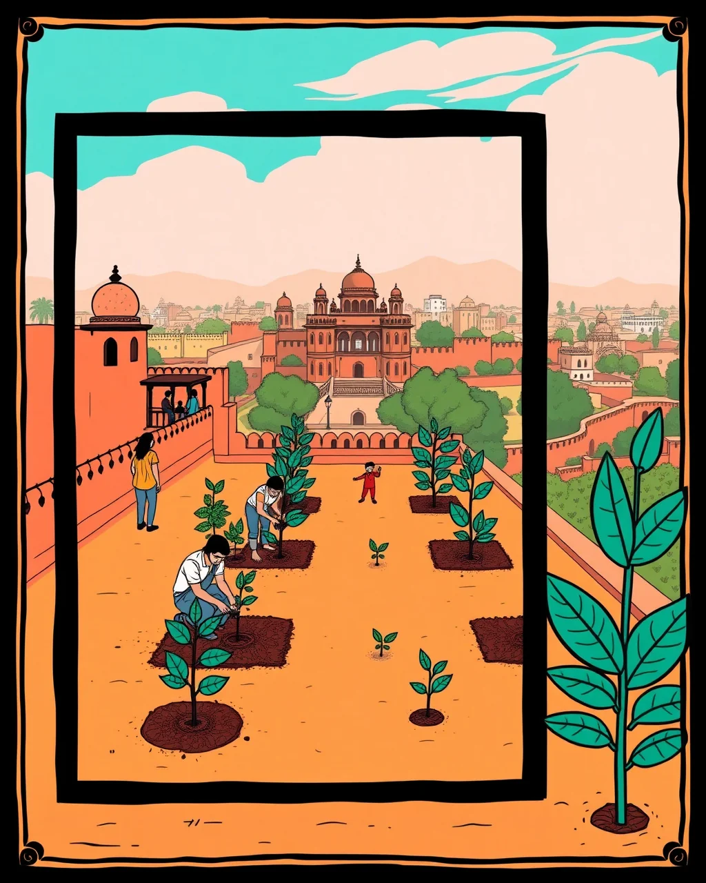 Nahargarh par paudhon ka hisaab, aur ek nayi pehchaan