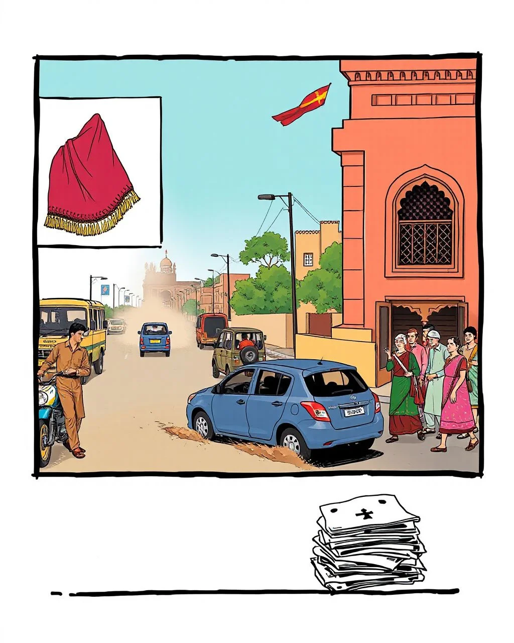 Manasरोवर se Vande Mataram Road tak, beqaboo car ka hangaama