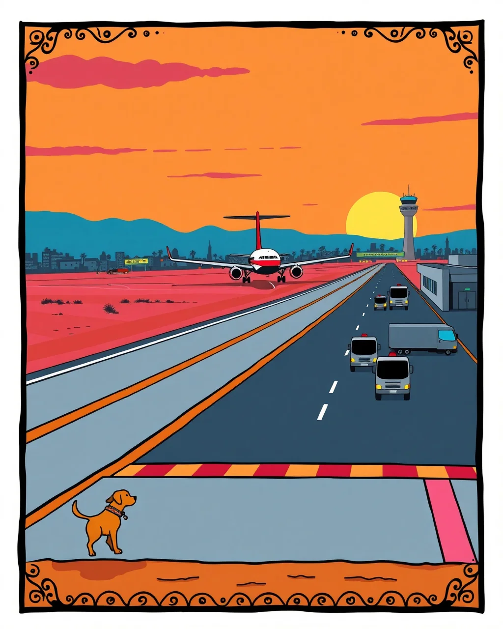 Pune runway par dog, Jaipur flight ne take-off roka
