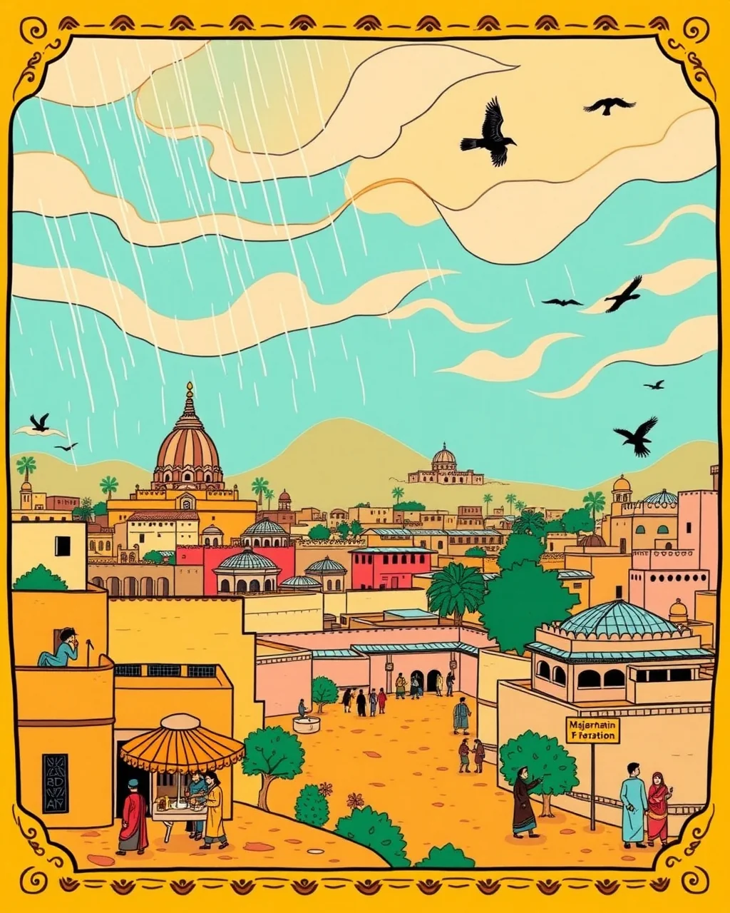 Rajasthan mein baarish ka mood phir badla