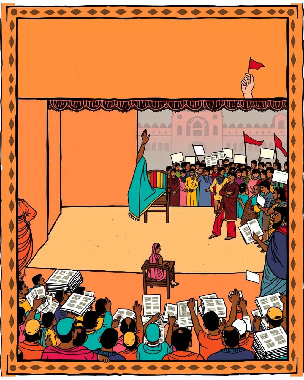 Jaipur protest mein थप्पड़, bheed mein halchal