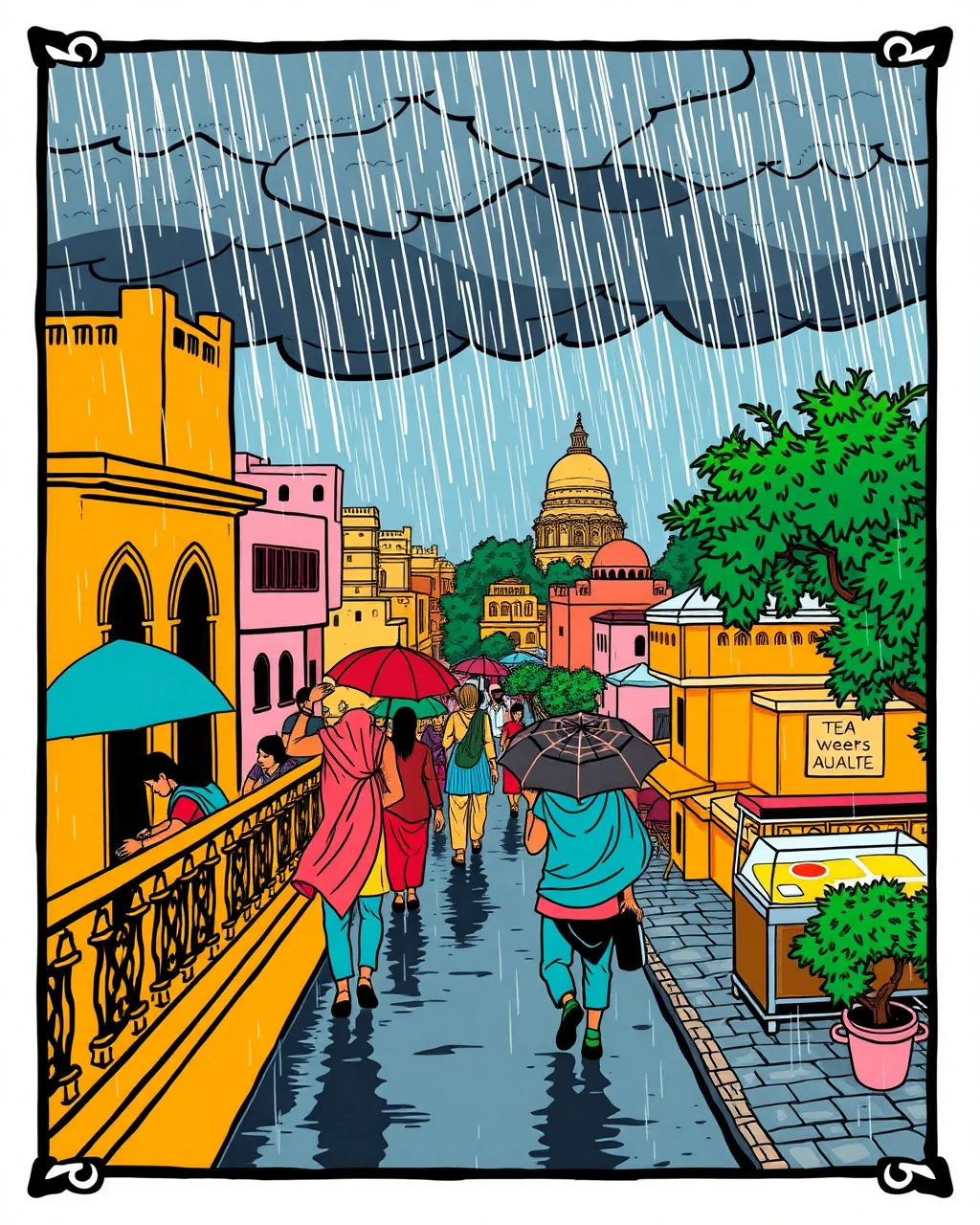 Kal ka mausam: baarish ka mood, ghani badli