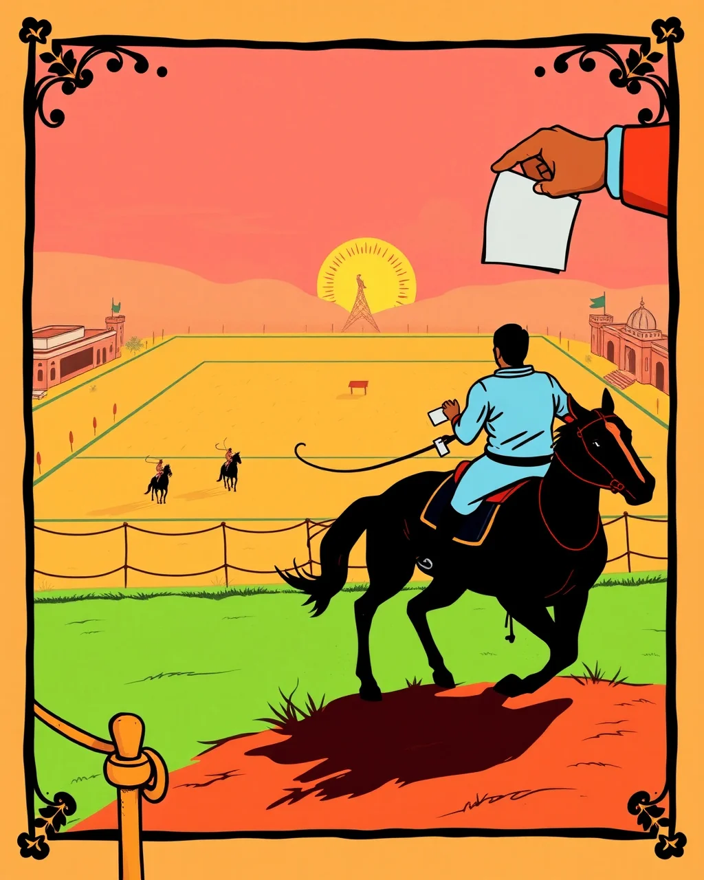 Jaipur Polo Ground par Centre ka kabza, lease battle garmaayi