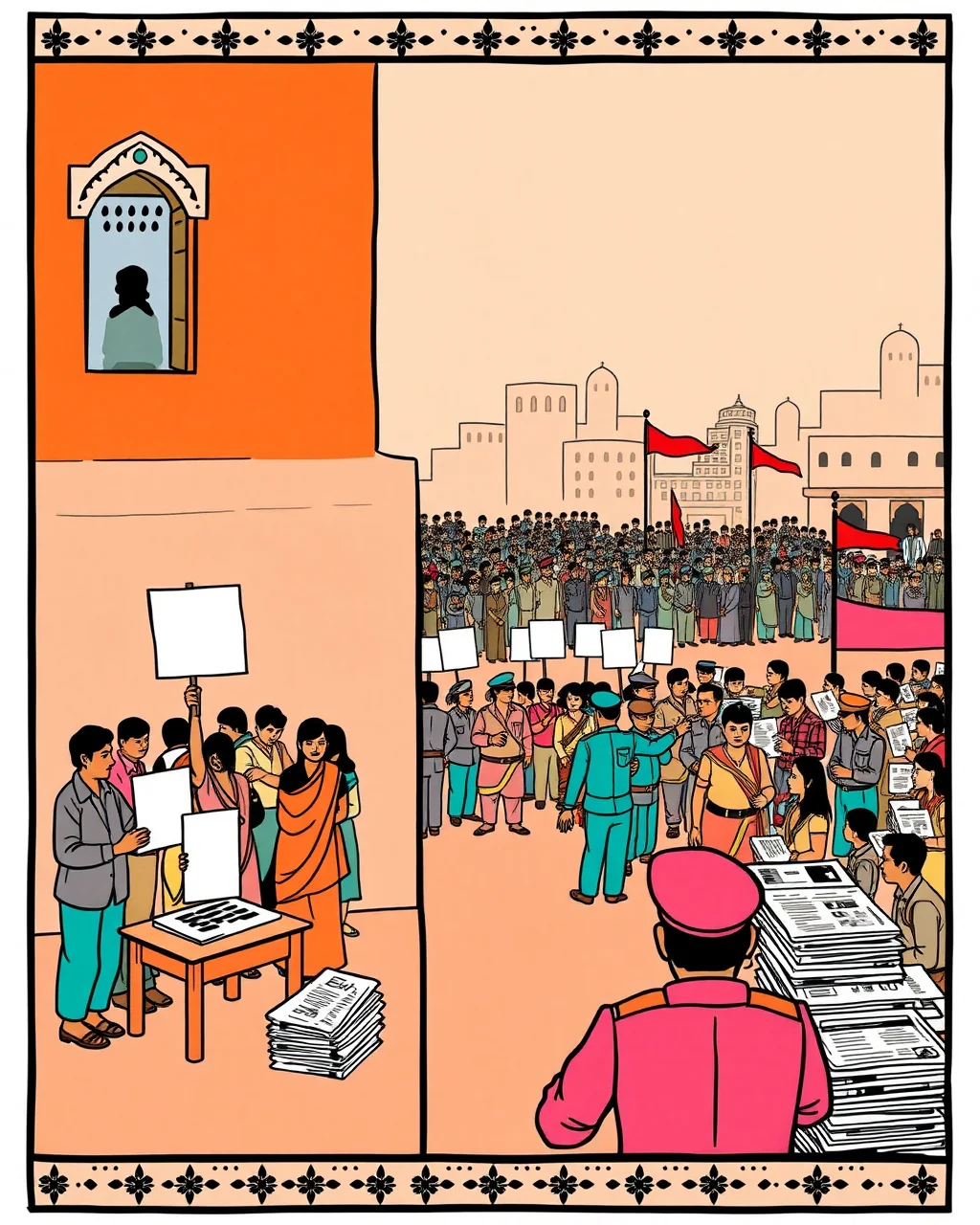 Jantar Mantar par phir jamaavda, permission ka sawaal
