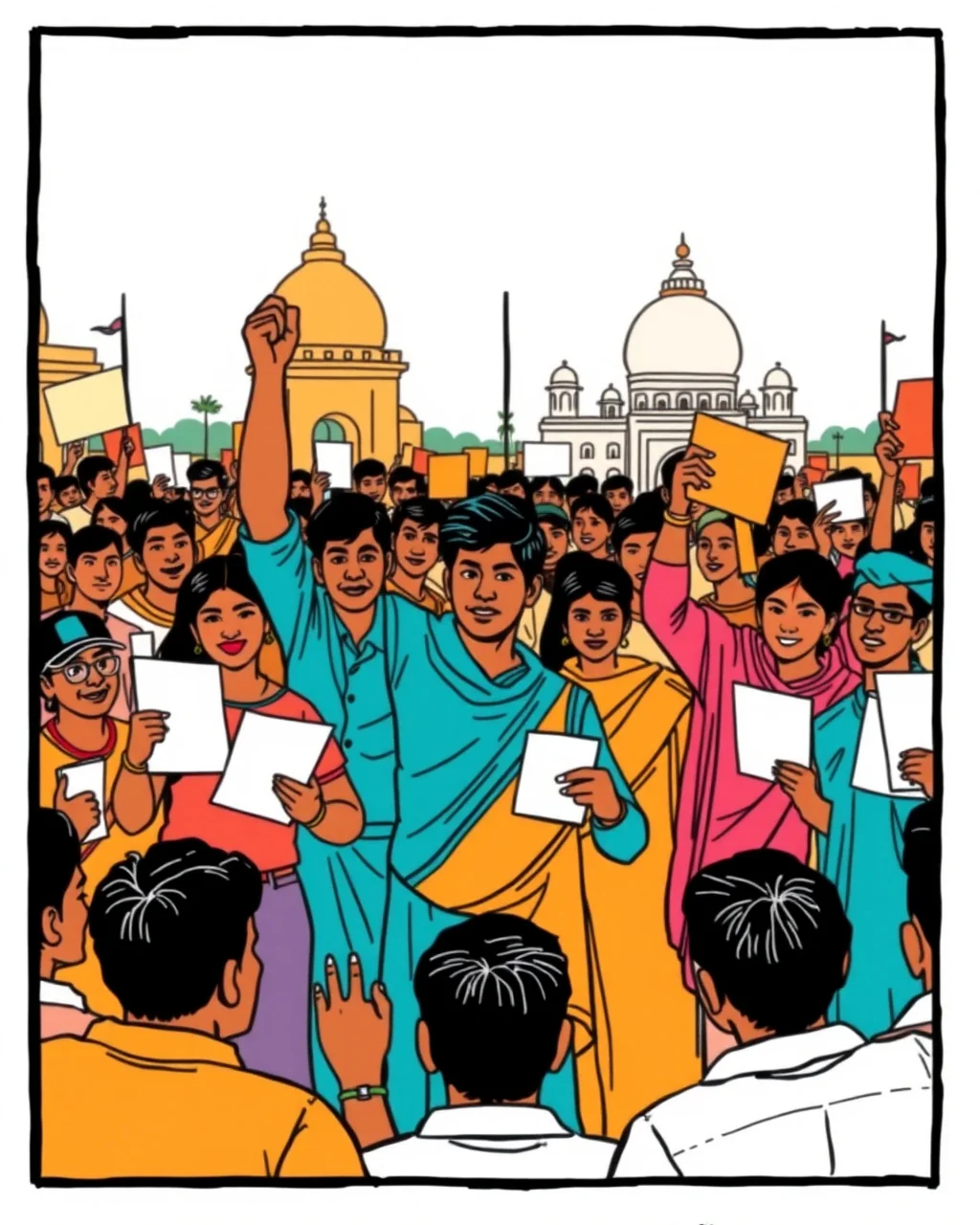 Jantar Mantar par phir student gherao