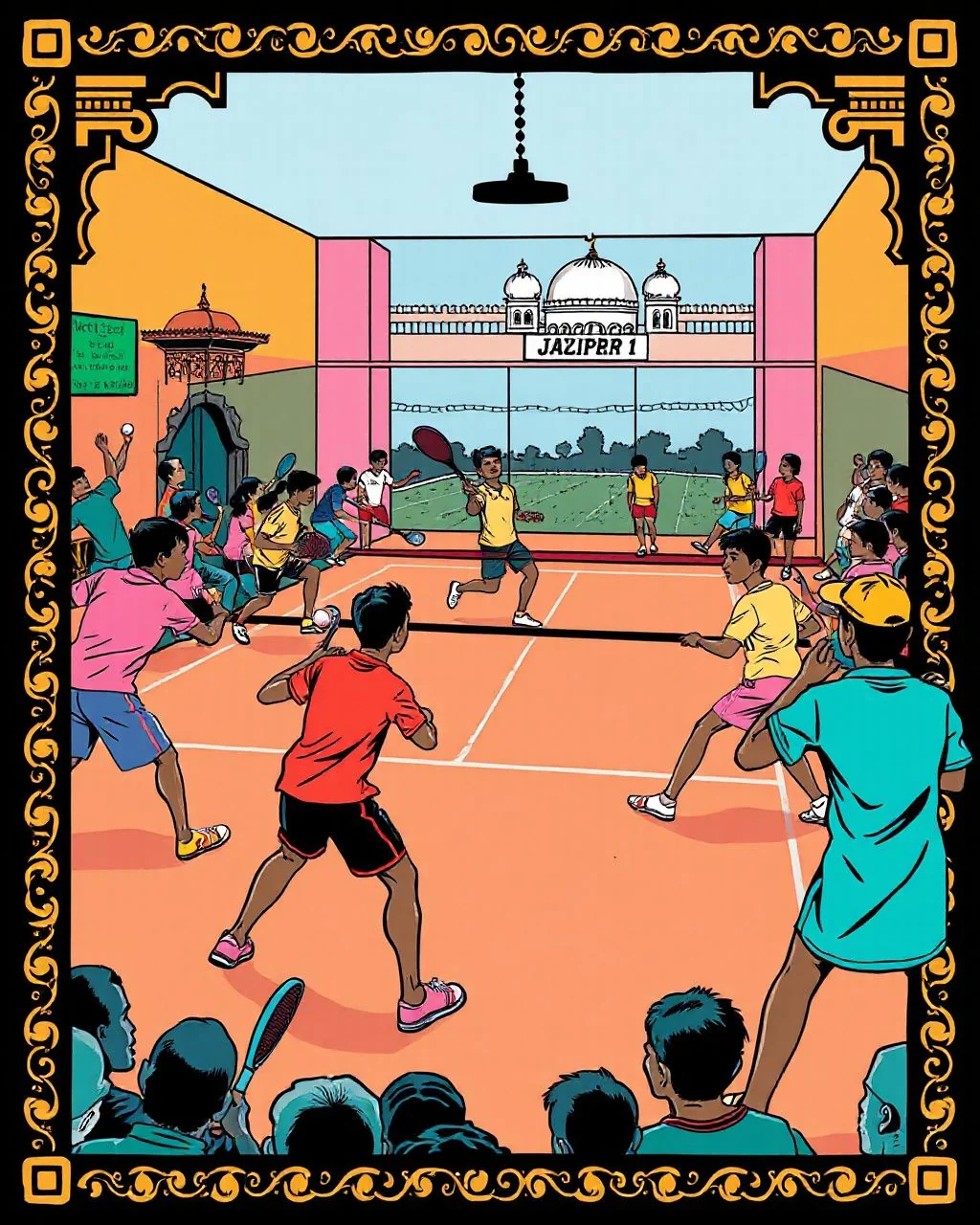 Jaipur mein squash ka bada din: 300 se zyada matches